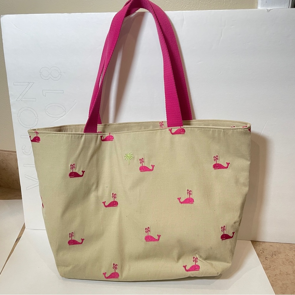 Lily Pulitzer purse tote weekender bag pink